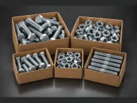 Болт шестигранный М6 x 20 DIN933 C51000 фосфористая бронза