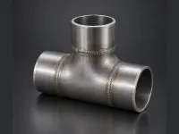 Тройник LEADTEK 1 1/4″ Ду32 Ру16, корпус - нержавеющая сталь AISI304 (CF8), присоединение - внутренняя резьба